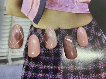 シエルネイルスタジオ 新宮店(Ciel nail studio)/【8800円】アーガイルネイル
