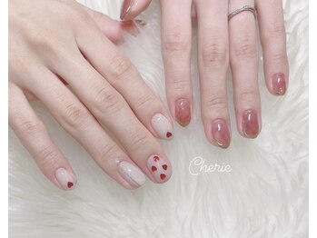 シェリエ(Cherie)/アシメ/ハート×ニュアンス