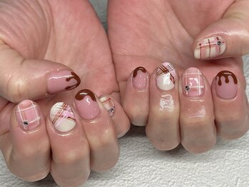 エアネイル(eA NAIL)/バレンタイン/持ち込み/¥11000