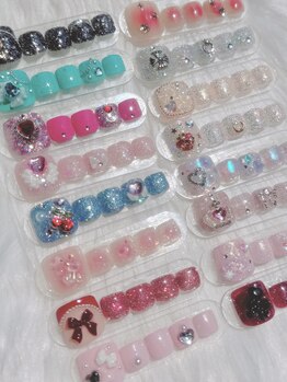 ファラウェイネイル(Faraway nail)/お得な定額コースフットネイル☆