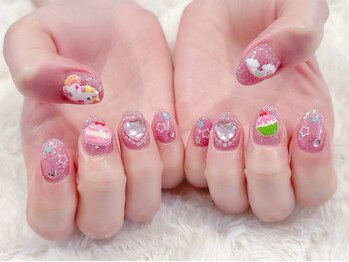 ラルネイル 大宮(Lull. nail)/＃女児ネイル　＃平成ネイル