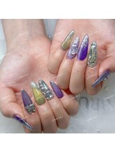 ベルネイル(Belle Nail)/長さだし持ち込みデザイン
