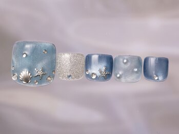 ジェミーネイル シンジュク(Jemiy nail shinjuku)/うるうる海マグフット￥10480