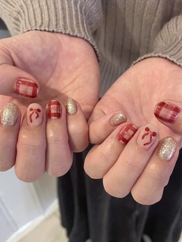 チェックネイル