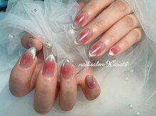 ナインカラット 神田店(9 Carats)/チークマグネットフレンチネイル
