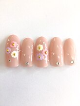 アマービレ(Amabile)/フラワーネイル￥8980