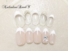 ランディ(nail salon RANDY)/ウエディングネイル１￥7400