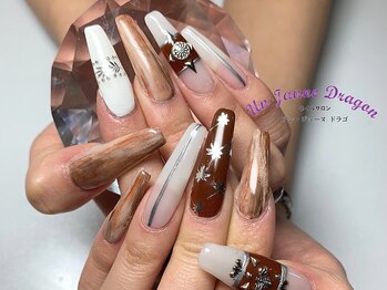 アン ジョーヌドラゴ/【ロングネイル】シルバーネイル