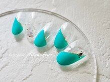 ネイルサロン ブランシュール(Nail Salon Blancheur)/ホロ花レースのおしゃれフレンチ