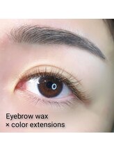 アイデュース 砺波店(eyesalon eyeduce)/アイブロウWAXとマツエクのset☆