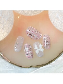 ベリー(berry)/定額¥7500 ツイードネイル