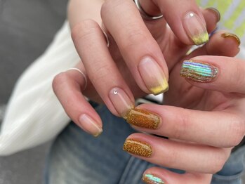 サロン ライミー(salon Rimie)の写真/【初回・１ヶ月以内付替えオフ代無料】毎月変わるmonthly design大人気♪持ち込みデザインも大歓迎◎