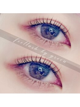 フィールラッシュ バイ グリーン(FEELLASH by green)/クルンとまつぱ