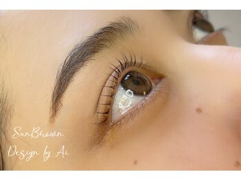 サンブラウン(SUN BROWN)/Lashlift design by Ai