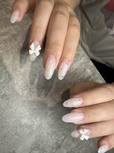 サンカリネイル バイ ヴァラ イオンモール新居浜店(sankari nail by VALLA)/リボンネイル
