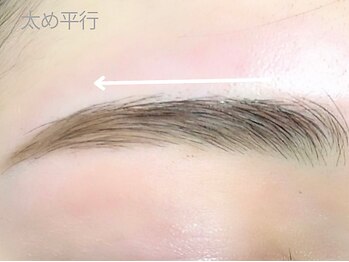 アイプロリッシュ 恵比寿(eyeprolish)/アイブロウwax｜太め平行