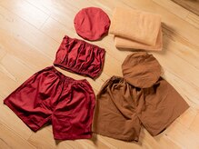 金剛山麓酵素風呂 大地の雰囲気(入浴着・帽子・バスタオル完備。手ぶらでお越しいただけます。)