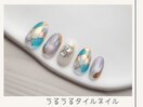 うるうるタイルネイル