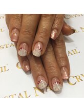 クリスタルネイル ゆめタウン博多店(CRYSTAL NAIL)/ツイードネイル