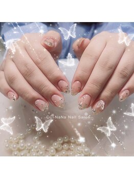シーシーナナ ネイルサロン(CC NaNa Nail Salon)/持ち込み★キラキラ上品ネイル