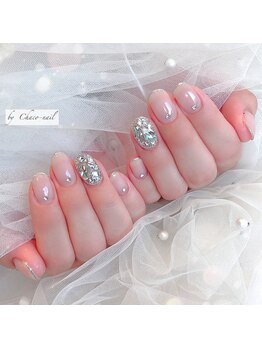 チャコネイル(chaco-nail)/スワロ埋めつくしネイル