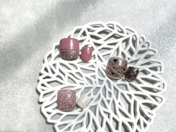 フット　親指ワンポイント