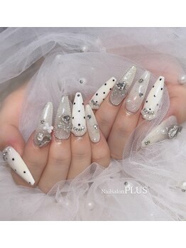 プラス(PLUS)/リボンネイル