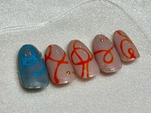 ネイルサロンノイ 経堂店(noi)/2025年9月定額ネイル　3-4