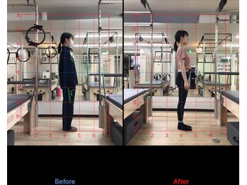 ラ ピラティス 銀座店(La pilates)/当店のビフォーアフターご紹介！