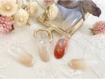 サロンドシエル(salon de ciel)/2019.2月定額ネイルデザイン