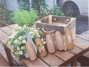 ネイルサロン&スクール ジーナ(GINA)/4月定額シンプルナチュラルカラ-