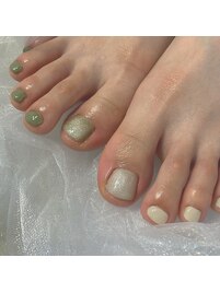 フットネイル ¥6000＋追加