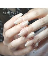 Mネイル 伏見店/_____ガラスフレンチ