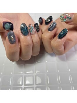 プリュネ(Prune)/ぷくぷくネイル/フラッシュ