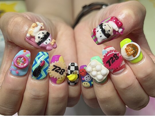 2025年冬】3Dキャラクターのネイルデザイン集｜人気順｜ホットペッパー  