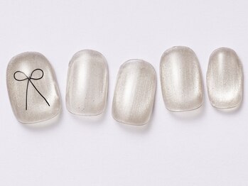 アイ ネイルズ 天神店(I nails)/ワイヤーリボン　¥7000