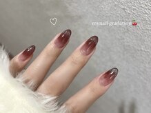 アンジュブラウン(angebrown)/ニュアンスグラデnail【055】