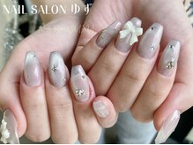 ゆず/リボンネイル/マグネットネイル