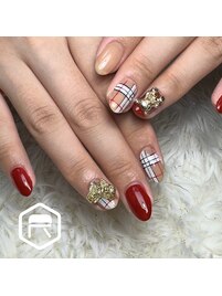 チェックネイル