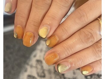 キャッツアイトーキョー 西荻窪店/先取り秋ネイル