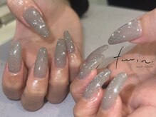 ツイン(twin.)/フラッシュネイル×オプ有