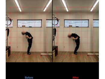 デップ 京都西院店(DEP)/初回体験後の姿勢変化