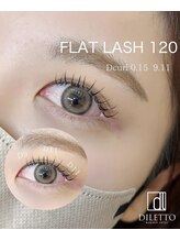 ディレット(DILETTO)/フラットラッシュ120
