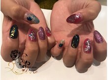 ネイルサロン ディーバ ギンザ(Nail salon Diva GINZA)/秋冬 ラメ ゴージャス