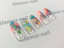 グラマーネイル(Glamor nail)/リゾート×パッション