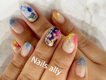 ネイルズアリー 立川店(Nails ally)/ネイルプリンター×ミニー