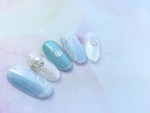 ネイルエルーシェ 立川店(Nail Ercher)/オーロラマーメイド