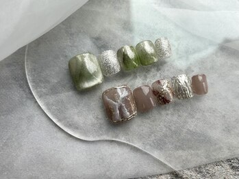 プティ アイビューティ 京橋店(peTiT eyebeauty)/フットネイル ニュアンス