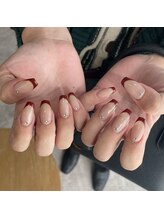 ミントリーフ バイ リート(Mint leaf by Reat)/ボルドーフレンチネイル