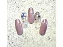 ミュナ(myuna)/紫陽花ネイル
